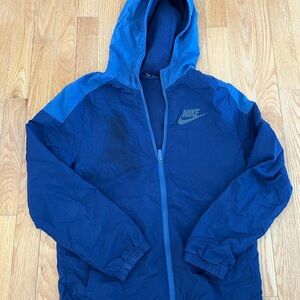 Nike Kids Navy Windbreaker Jacket